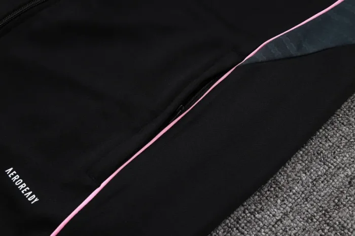 25-26 JUV Black Jacket Tracksuit #A2569