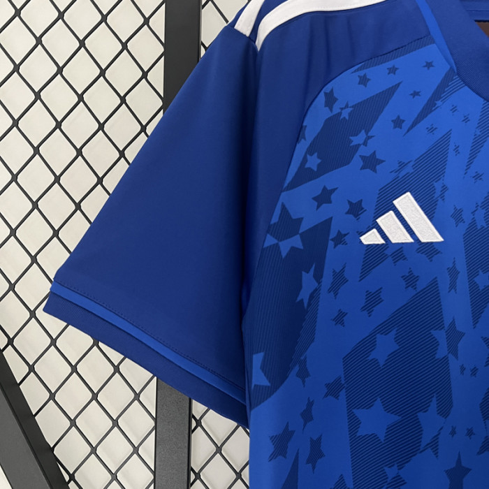 24-25 Cruzeiro Home 1:1 Fans Soccer Jersey