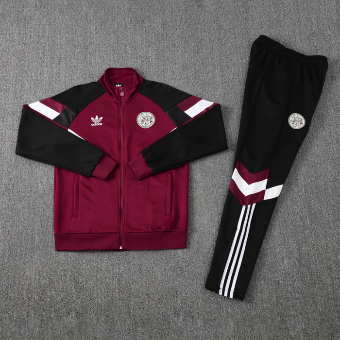 24-25 Ajax Jujube red Jacket Tracksuit #08