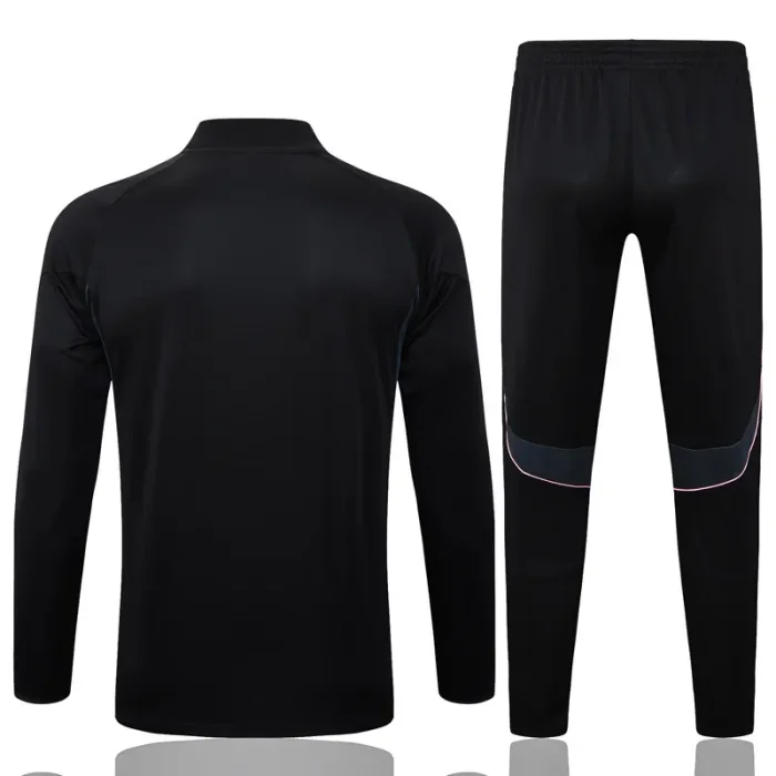 2025-26 JUV Black Kids Half Pull Tracksuit #E25110(童)(半拉链)