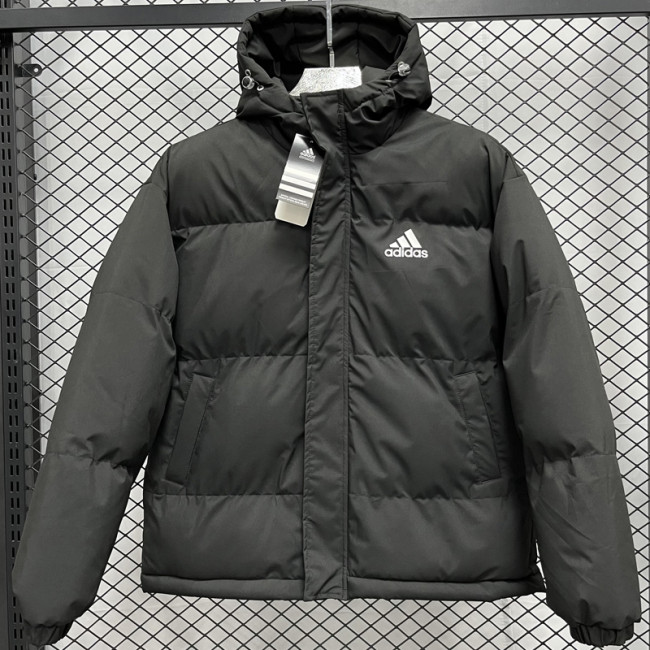 24-25 MF4 AD Black Hooded Cotton Coat #棉衣