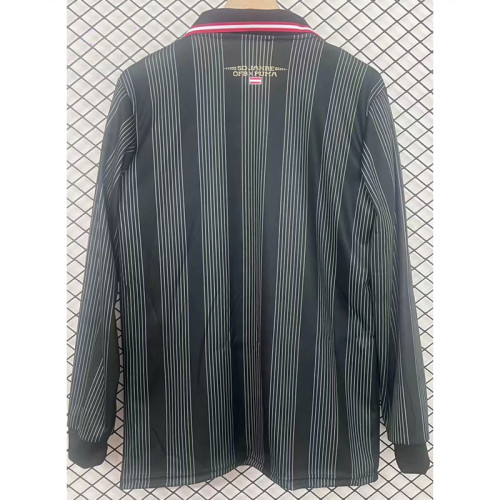 24 Austria 50th Anniversary Black Long Sleeve Soccer Jersey (长袖)