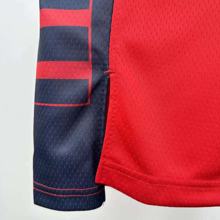 2024-25 Clippers PAUL #3 Red Top Quality Hot PressingNBA Jersey (Trapeze Edition) 飞人版