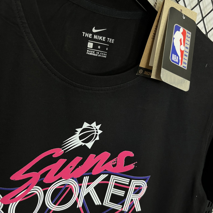 T165 SUNS BOOKER #1 Black High Quality Casual T-Shirt