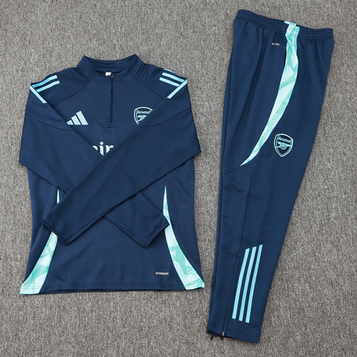 24-25 ARS Royal blue Kids Half Pull Tracksuit (童装)(半拉链)