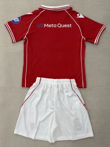 25-26 Wrexham FC Home Kids Soccer Jersey