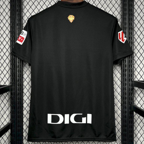 24-25 Bilbao Black Goalkeeper Fans Soccer Jersey