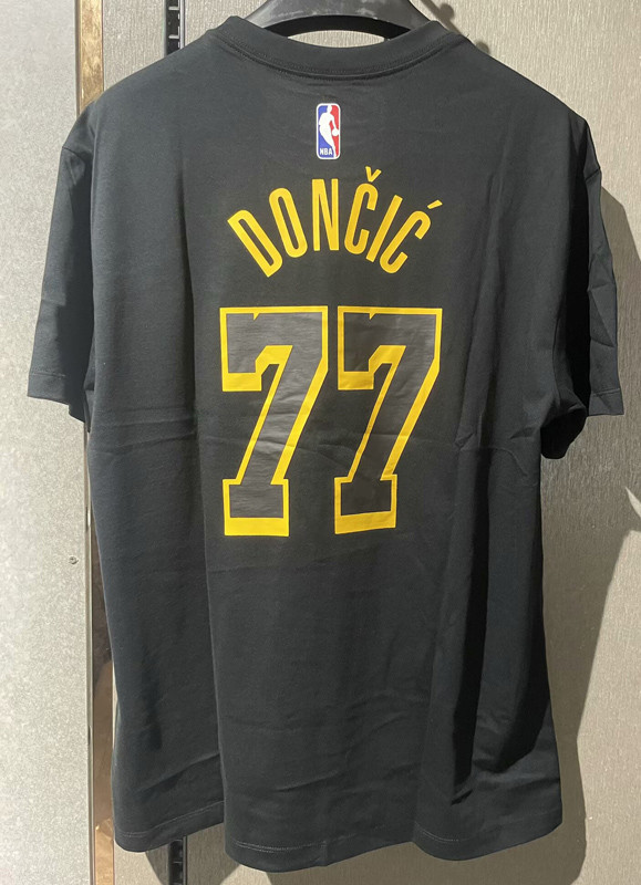 24-25 Lakers DONCIC #77 Black High Quality Casual T-Shirt