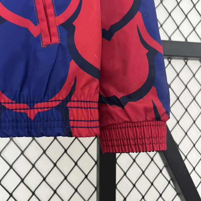 2024 BAR Red Blue & Red Blue Double Sided Windbreaker (双面风衣)