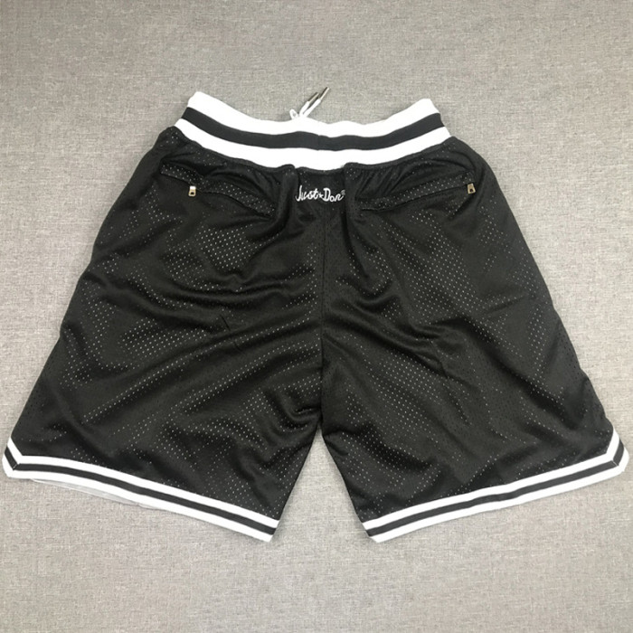 NETS Black City Edition Top Quality NBA Pocket Pants #篮网队