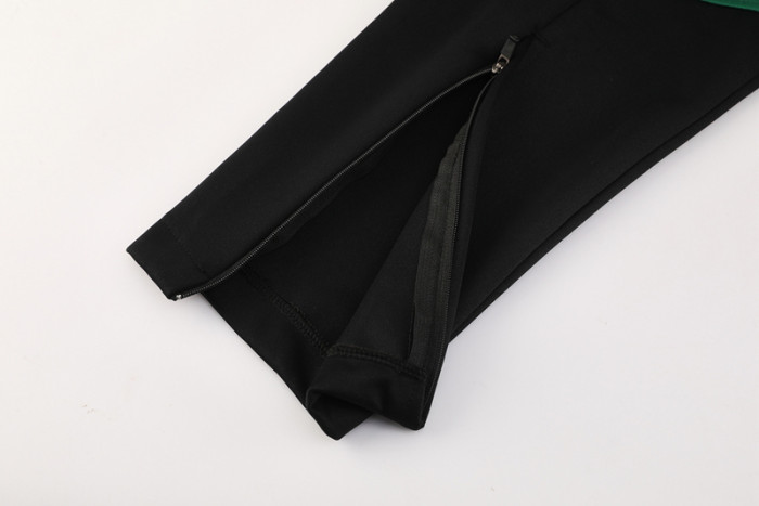 25-26 Real Betis White Black Jacket Tracksuit #01