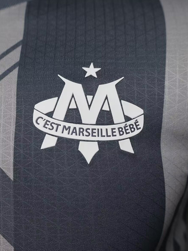2025-26 Marseille Grey Joint Edition Player VersionTraining shirts