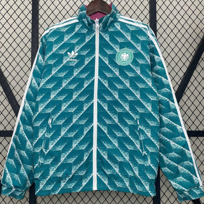 24-25 Germany Green & Pink Double Sided Windbreaker (双面风衣)