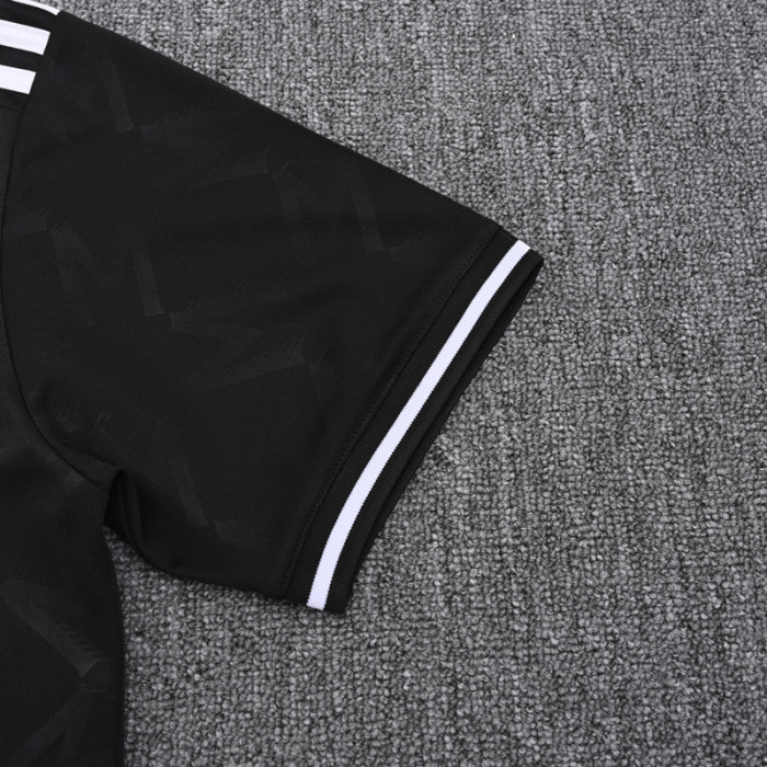 25-26 Man Utd Black Polo Short Sleeve