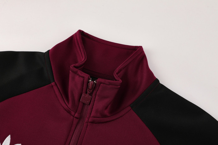 24-25 Ajax Jujube red Jacket Tracksuit #08
