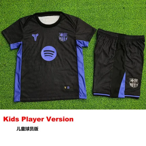 25-26 BAR Black Joint Edition Kids Player Version Soccer Jersey (球员童装)