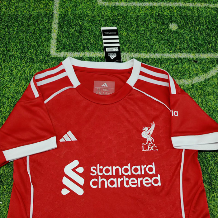 25-26 LIV Red Kids Soccer Jersey