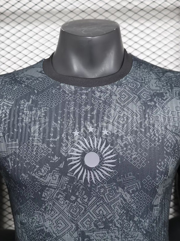 24-25 Argentina Comma Grey Black Special Edition Player Version Soccer Jersey