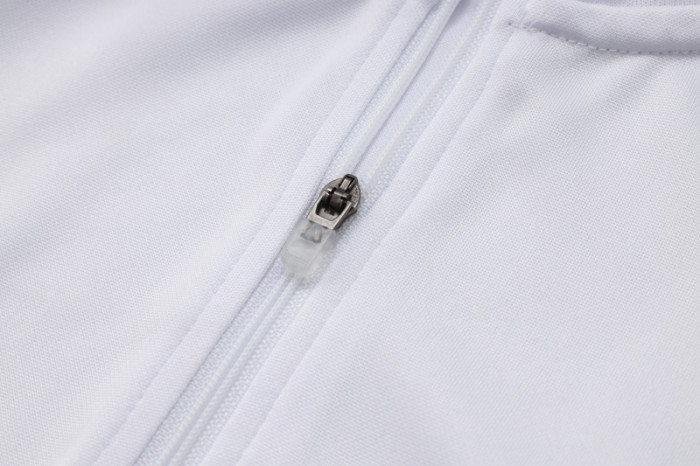 25-26 RMA White Half Pull Tracksuit #B2513(半拉链)