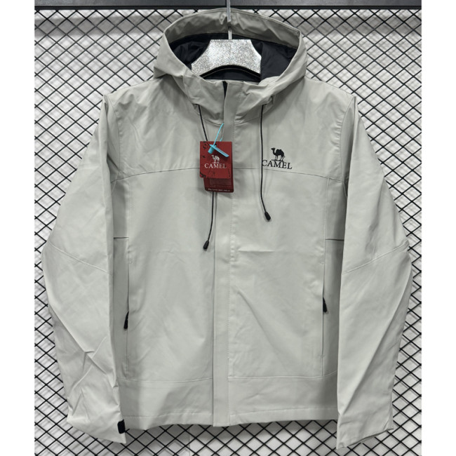 2024 Camel Grey Outdoor Jackets #F705冲锋衣