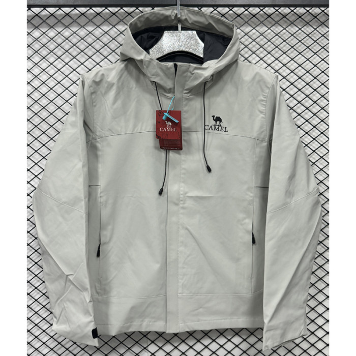 2024 Camel Grey Outdoor Jackets #F705冲锋衣