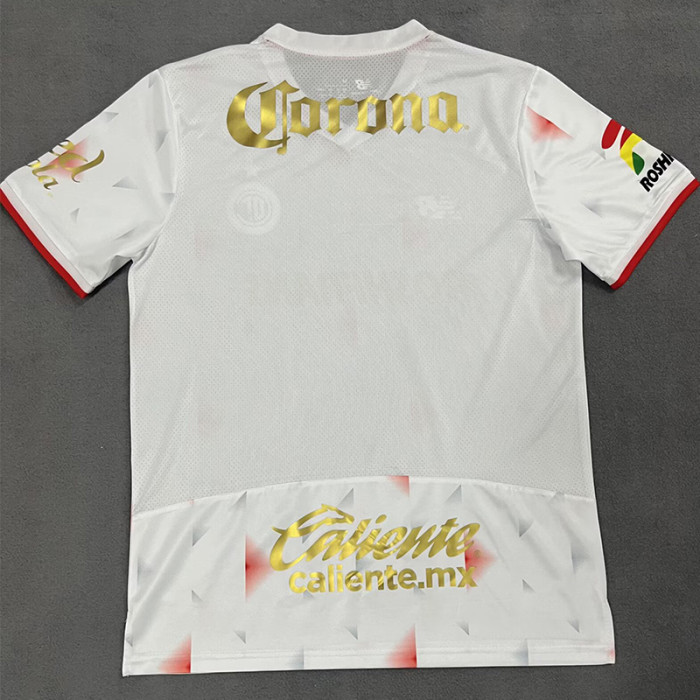 2025-26 Toluca Away Fans Soccer Jersey 带星