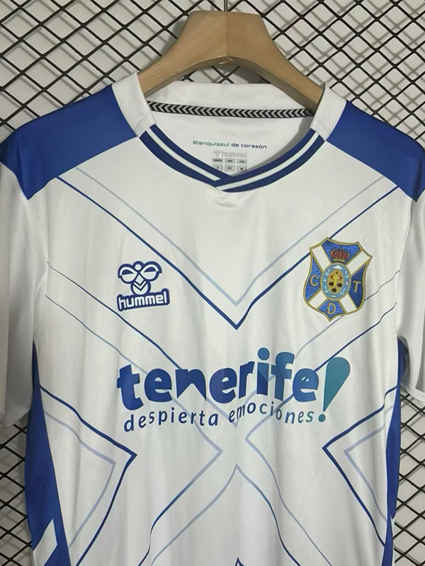 25-26 CD Tenerife Home Fans Soccer Jersey