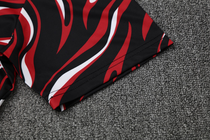 25-26 Man Utd Black red Training Short Suit