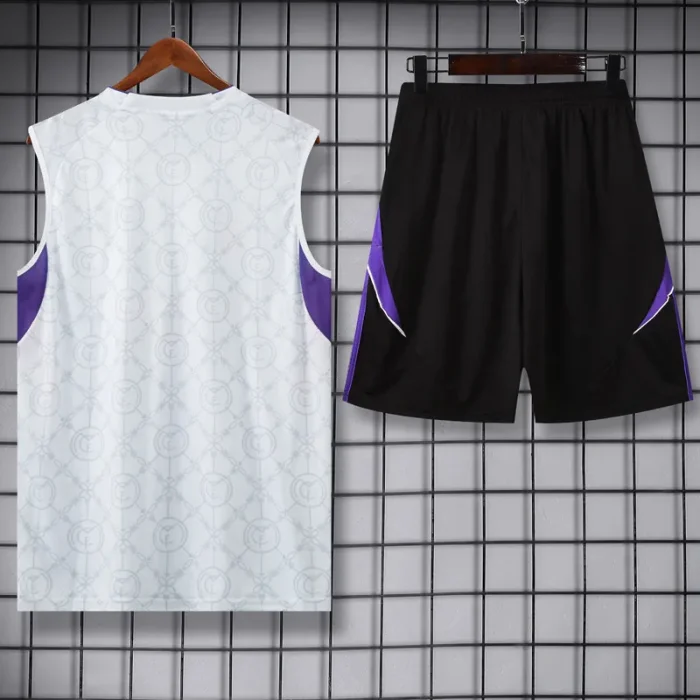 25-26 RMA White Tank top and shorts suit