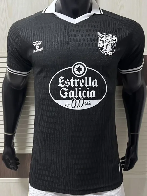 2025-26 Celta 100th Anniversary Black Player Version Soccer Jersey