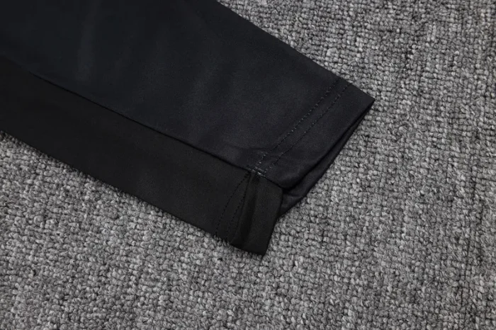 2025-26 PSG Jordan Black Half Pull Tracksuit #B2573(半拉链）