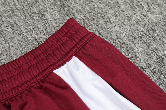 24-25 Bayern Deep Red Kids Half Pull Tracksuit (童装)(半拉链)
