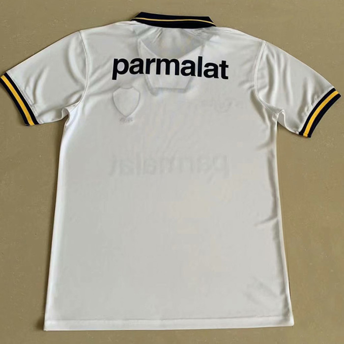 1994 Boca Juniors Away White Retro Soccer Jersey (背后带广告)