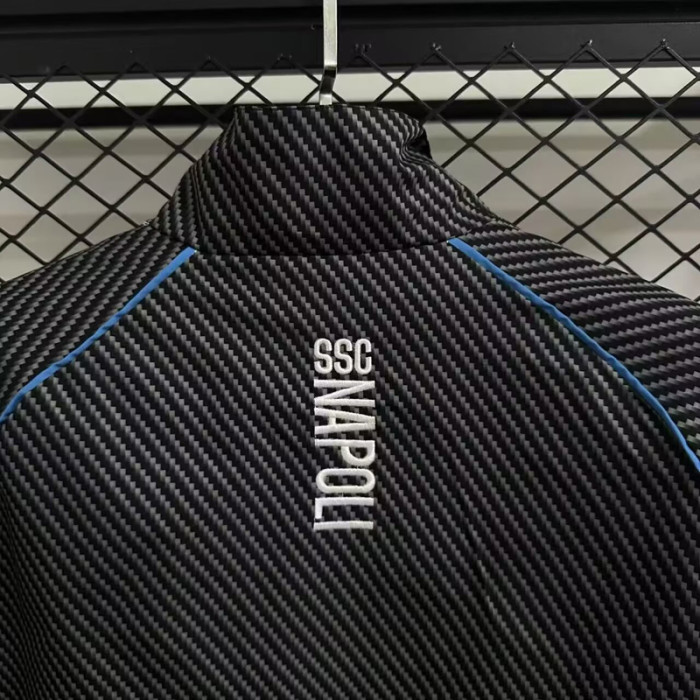 2025-26 Napoli Black Windbreaker