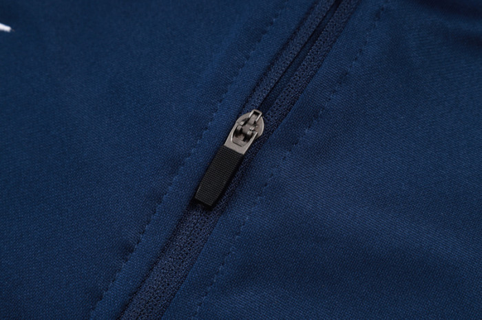 25-26 PSG Royal blue Half Pull Tracksuit #B2585(半拉链)