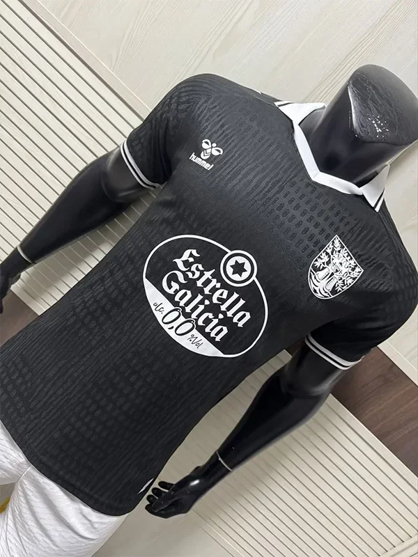 2025-26 Celta 100th Anniversary Black Player Version Soccer Jersey
