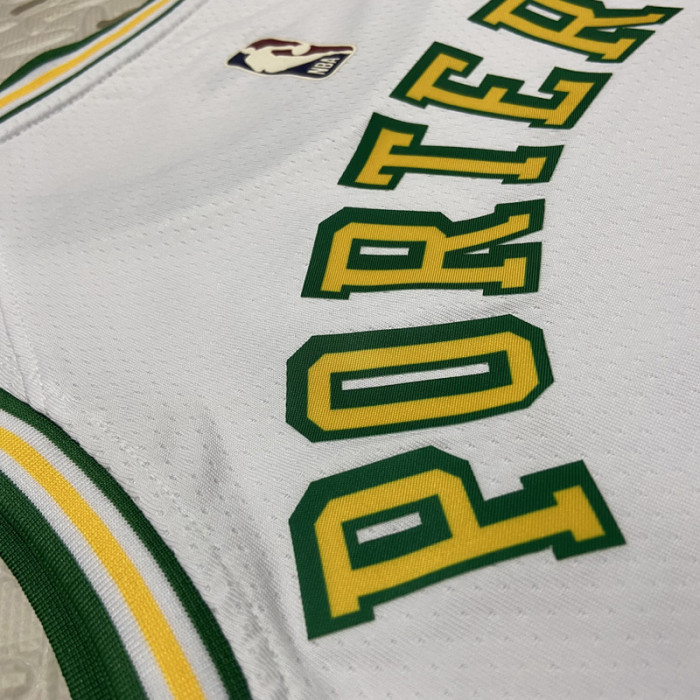 22-23 ROCKETS Porter Jr. #3 White Top Quality Hot Pressing NBA Jersey (Retro Logo)