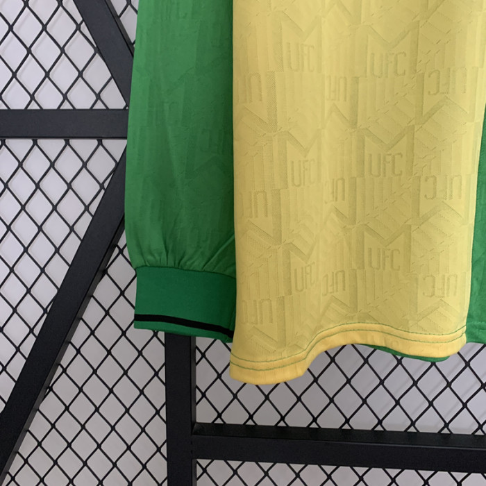 1992 Man Utd Away Long Sleeve Retro Soccer Jersey (长袖)