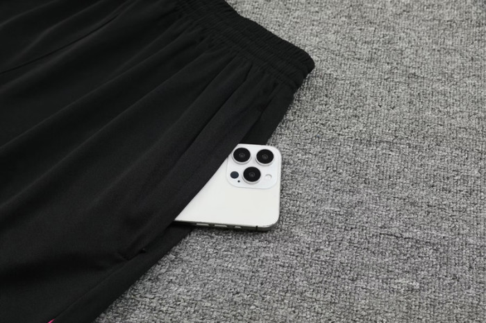 24-25 CHE Black Tank top and shorts suit