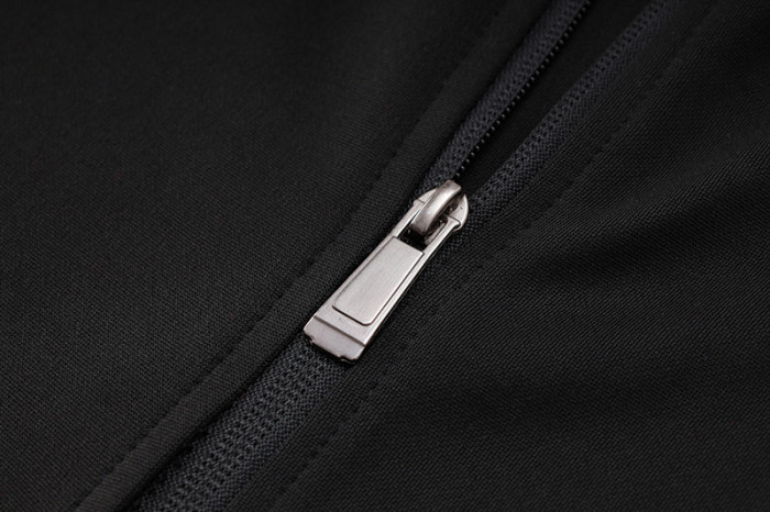 24-25 Germany Black Jacket Tracksuit (紫边)