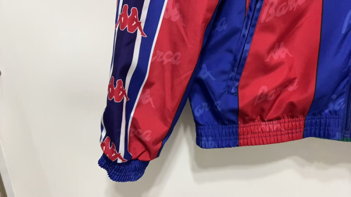 24-25 BAR Red & Green Retro Double Sided Windbreaker (双面风衣)(刺绣)