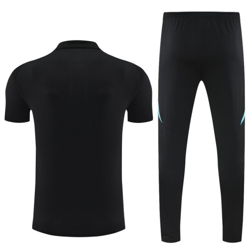 25-26 Argentina Black Polo Tracksuit