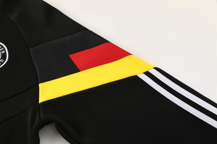24-25 Germany Black Jacket Tracksuit #06
