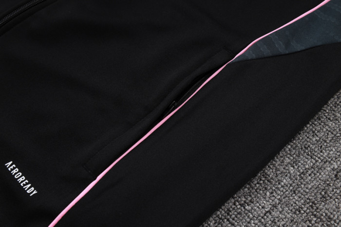 2025-26 JUV Black Kids Jacket Tracksuit #E25116(童装）
