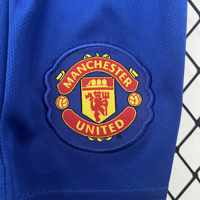 2008-2009 Man Utd Away Kids Retro Soccer Jersey