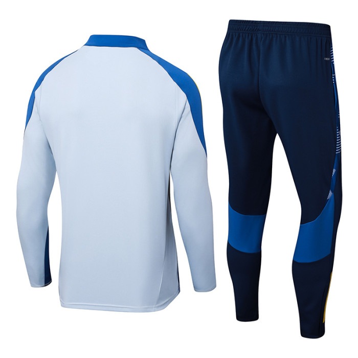 25-26 Boca Juniors Grey Half Pull Tracksuit (半拉链)