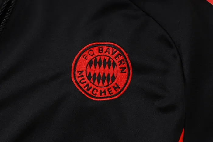 2025-26 Bayern Black Kids Jacket Tracksuit #E2550(童装）