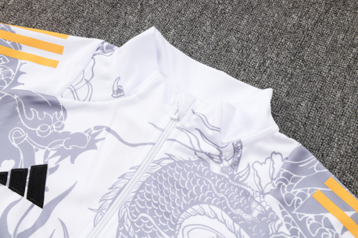 24-25 RMA White Jacket Tracksuit #A798(喷墨龙)
