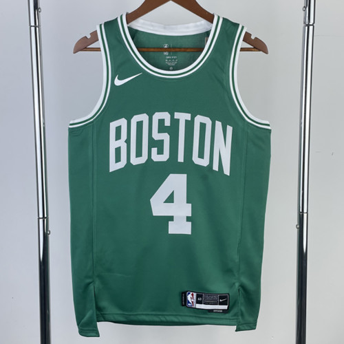 22-23 CELTICS HOLIDAY #4 Green Top Quality Hot Pressing NBA Jersey