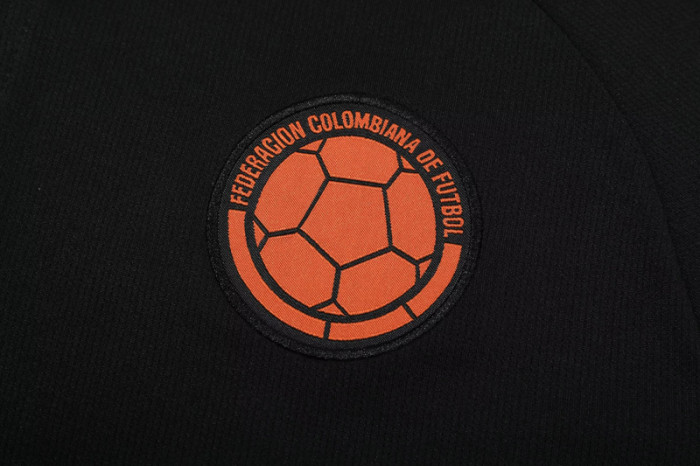 25-26 Colombia Black Polo Tracksuit